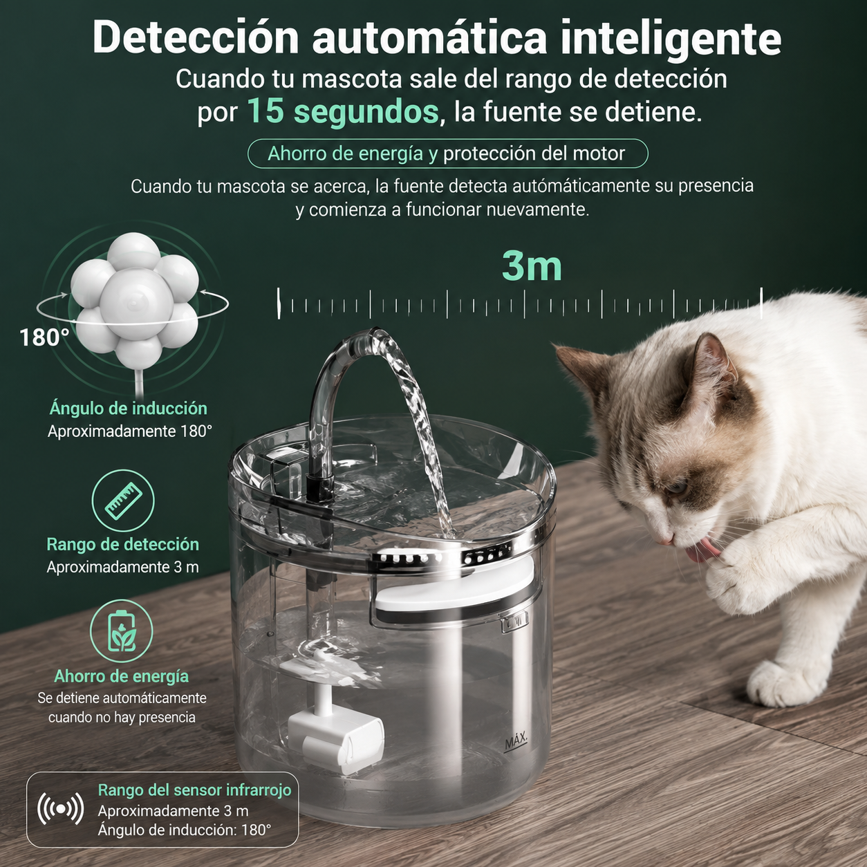 Dispensador de agua para mascotas